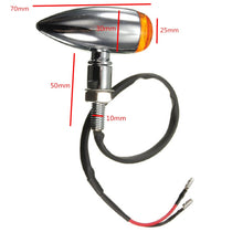 Clignotants BULLET Chrome CAFE RACER-blackpines.fr