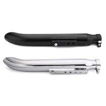 Échappement latéral CHOPPER Noir ou Chrome-blackpines.fr