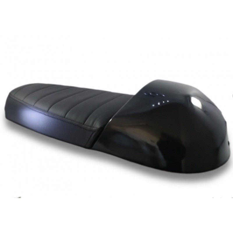 Selle moto caf&eacute; racer C-RACER avec dosseret amovible Noire blackpines.fr  blackpines.fr
