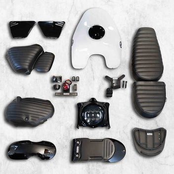 Kit Super Scrambler blanc Bonvent pour Interceptor. Blackpines.fr
