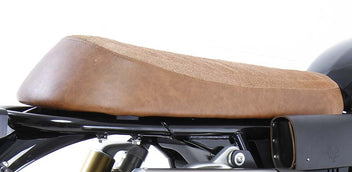Kit scrambler selle Hedgehog Royal Enfield Interceptor ligne haute. Blackpines.fr