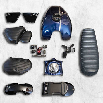 Kit Super Scrambler bleu Bonvent pour Interceptor. Blackpines.fr