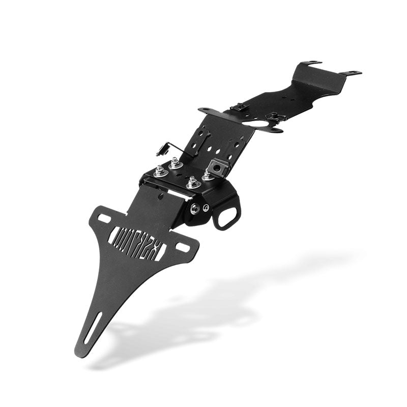 Kit C-Racer Yamaha XSR 700 Cafe racer support plaque immatriculation. Blackpines.fr