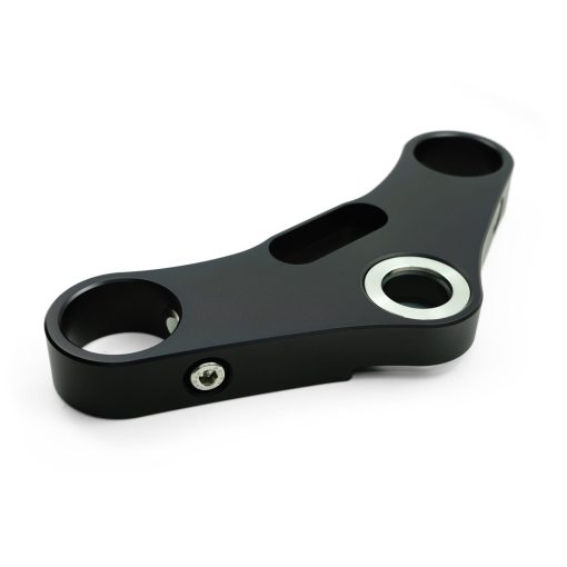 Te de fourche rebelmoto BMW series R et K avec Motogadget Motoscope Mini. Blackpines.fr