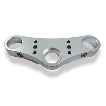 Te de fourche argent rebelmoto Scram pour BMW K et R . Blackpines.fr