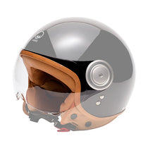 Visiere aviateur pour casque demi jet Marko Elements titanium mat. Blackpines.fr